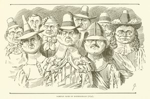 Sample Page of Roundheads, 1642 by American School